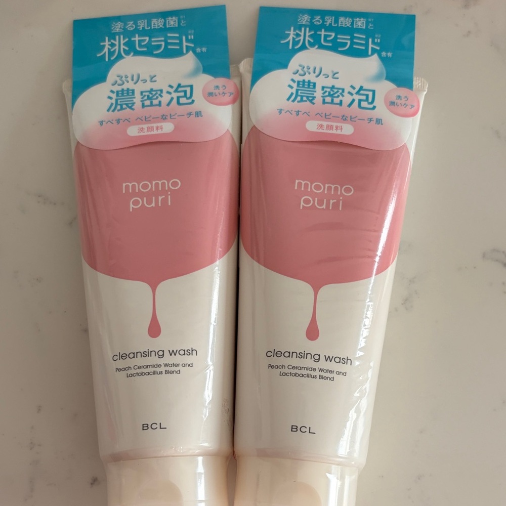Pink Cleansing Wash - Gentle Peach Ceramide Cleanser